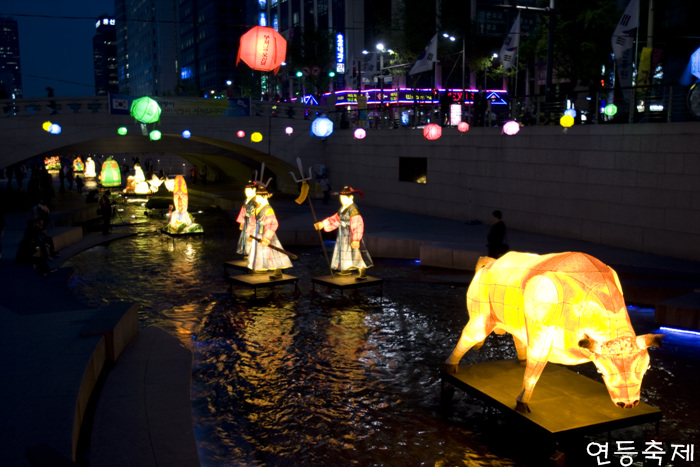 2009 연등축제 청계천등전시